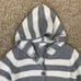 NWT Hanna Andersson cotton gray and white striped sweater sz 12-18 months