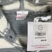 NWT Hanna Andersson cotton gray and white striped sweater sz 12-18 months