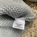 NWT Hanna Andersson cotton gray and white striped sweater sz 12-18 months