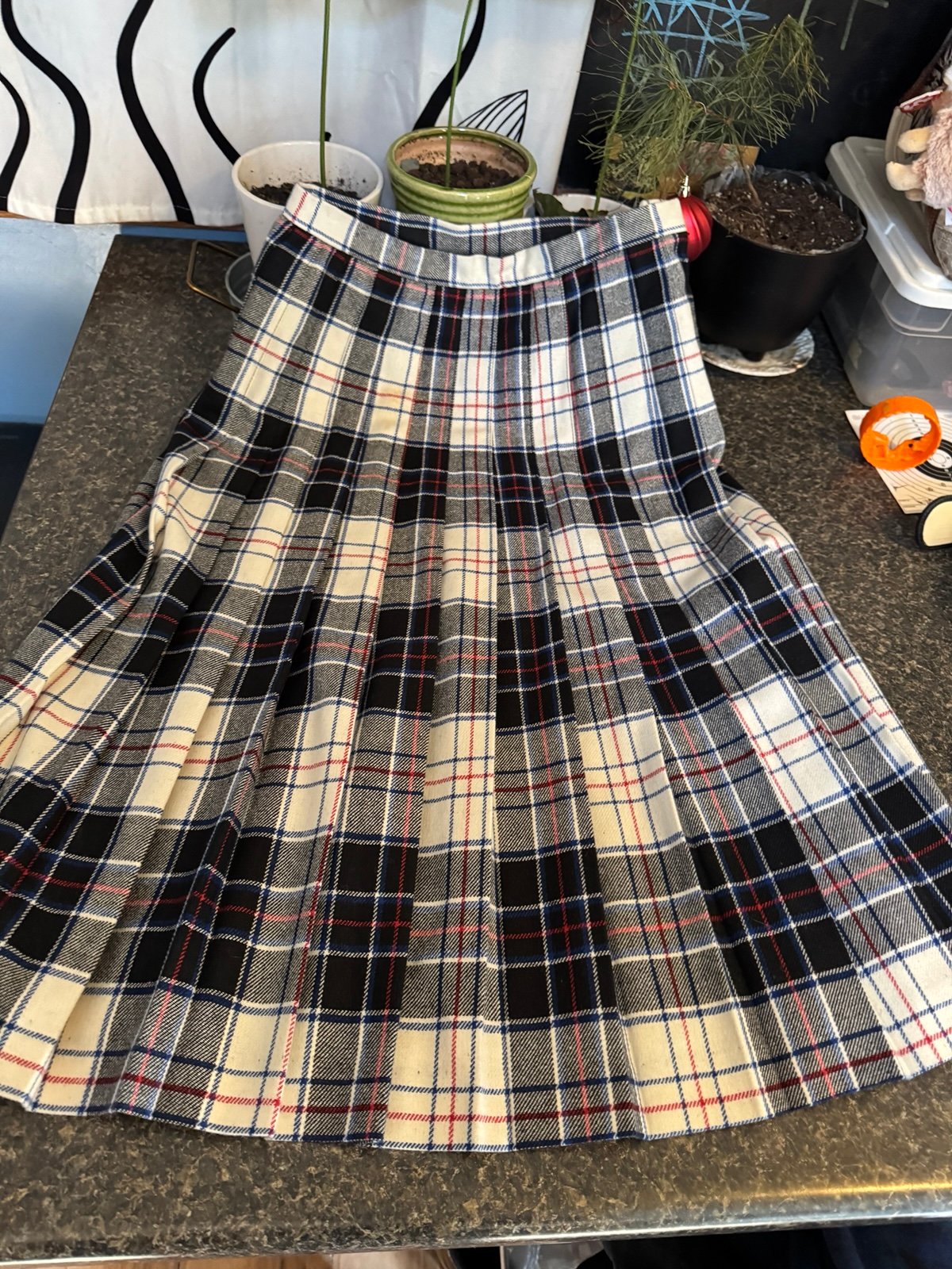 Vintage wool skirt