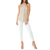 GENERATION LOVE Wisteria halter top cross front blouse in taupe Size XS NEW