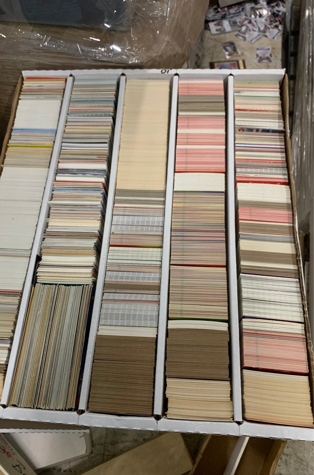 5000 mlb baseball trading cards lot collection