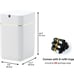 Automatic Trash Can, 4 Gallon Self Sealing and Self-Changing Smart Trash Can