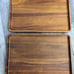 Wood Serving Trays Solid Acacia13 * 9 inch 2 PCS