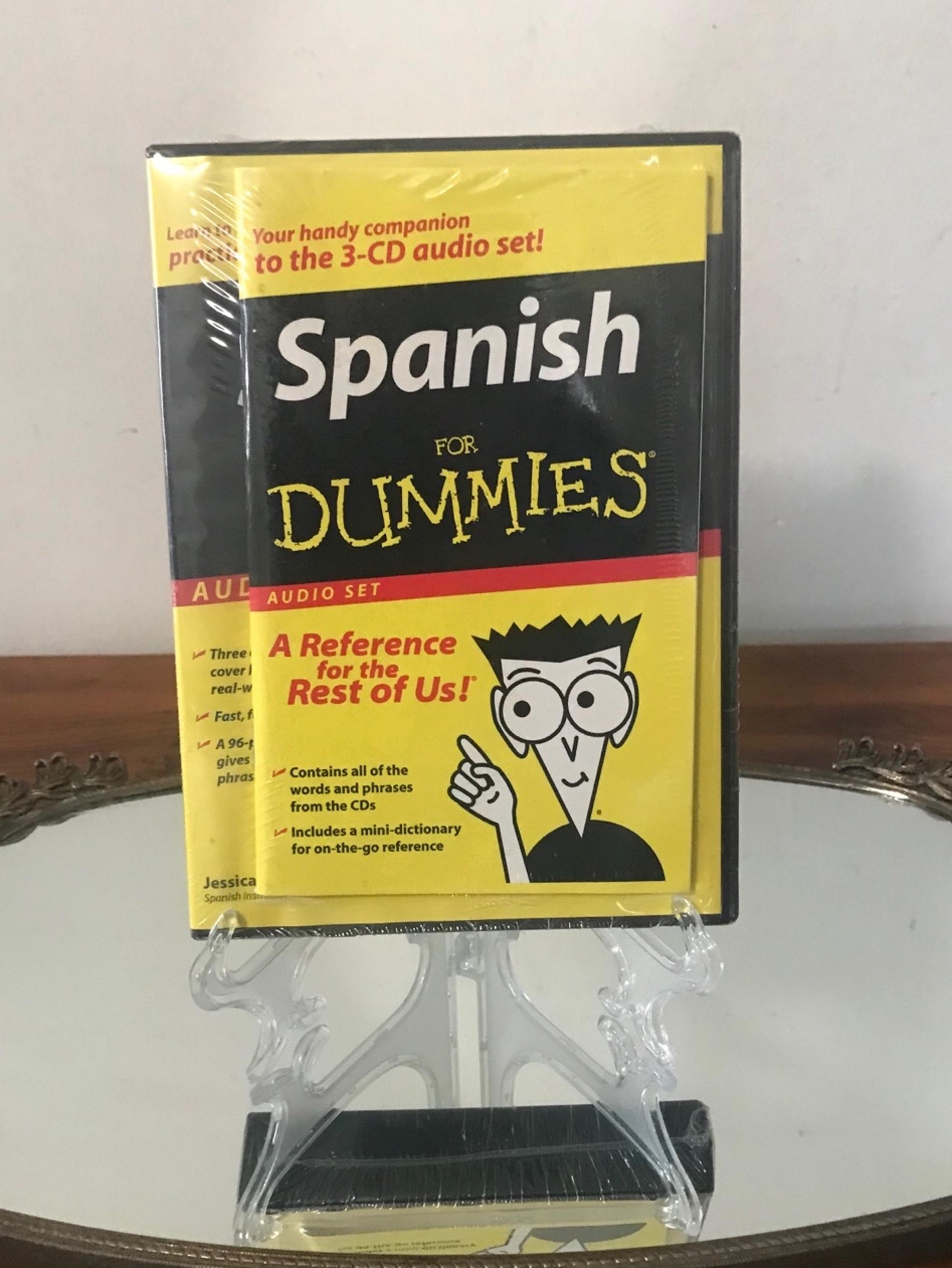 NWT Spanish for Dummies Audio Set