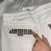 Michael Kors White Denim Gold Studded Cutoff Shorts Sz 4