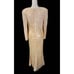 NWT Landa Evening Gown Silk Long Dress Sz 12 Heavily Beaded Sequined 80s Blingy