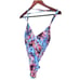 JESSICA SIMPSON One-piece Swimwear V-Neck Tropical cross back Swimsuit