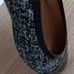 Michael Kors Sabrina Ballet Flats Shoes Black and White Tweed 7