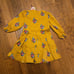 Petit Peony Peach Project Girls New Holiday Dress Yellow Floral- 5Y