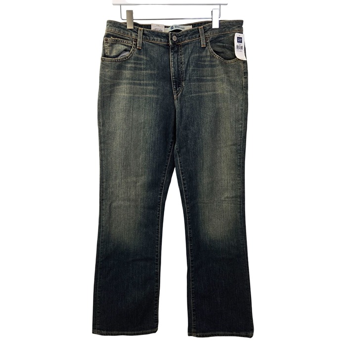 NWT Gap Boot Cut Jeans in Dark Vintage Size 14