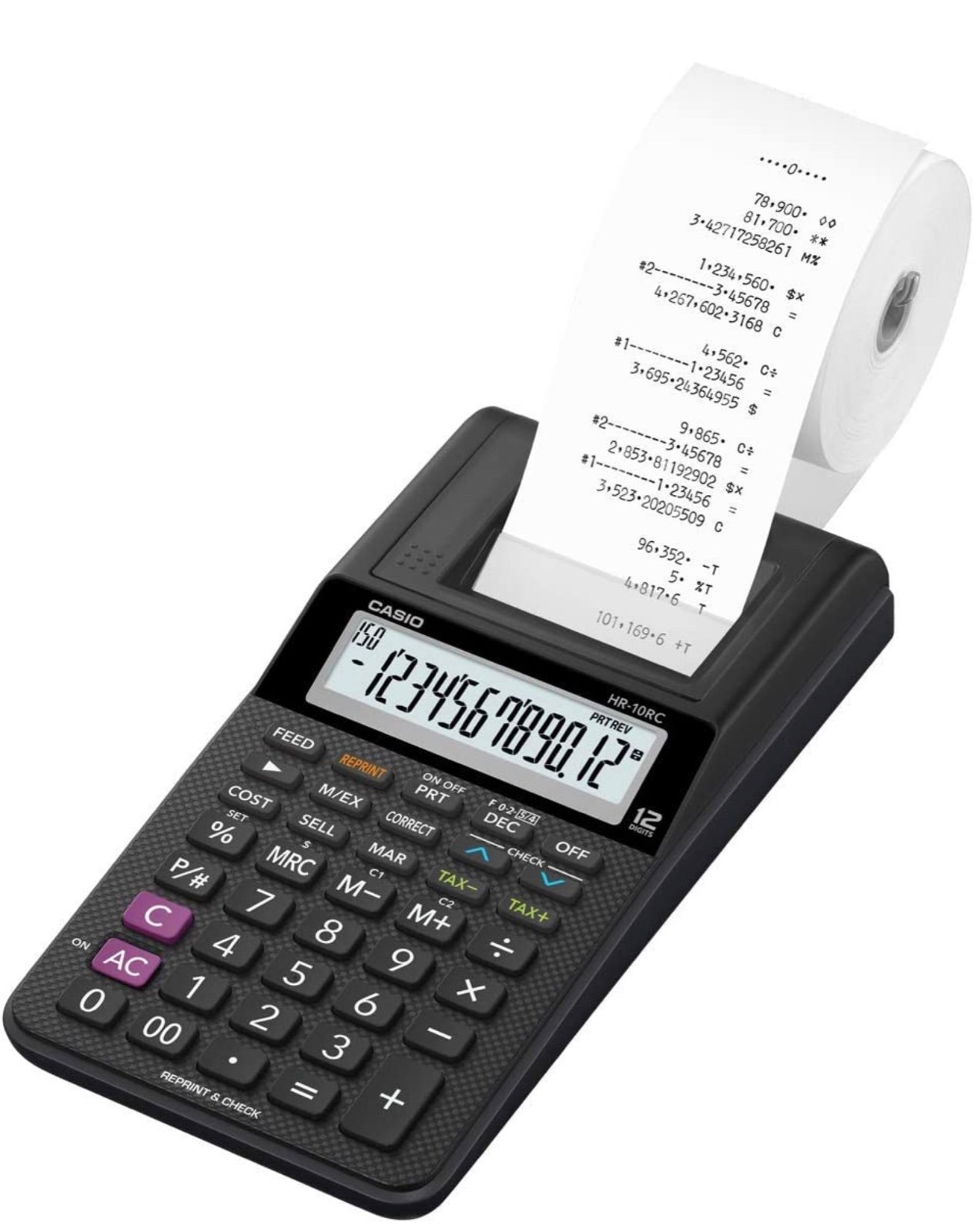 Casio HR-10RC Printing Calculator