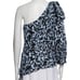 NWT Sz4 Veronica Beard 395 One Shoulder Vida Top