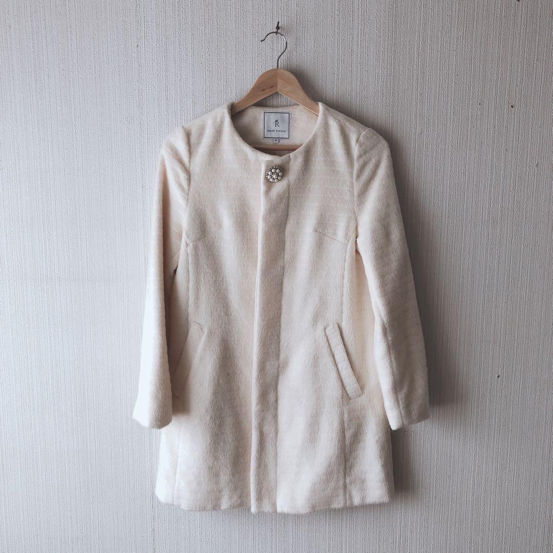 【Final Price Reduction】Rope Picnic No-Collar Coat