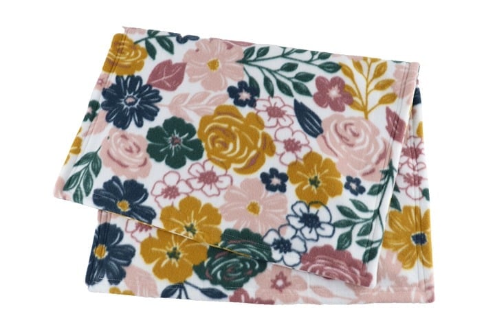 Faraday EMF Shield Protection Lap protect 5G Shield WiFi floral 32x21" blanket