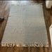 Terrytown australian wool herringbone gray fringe throw blanket boho like new