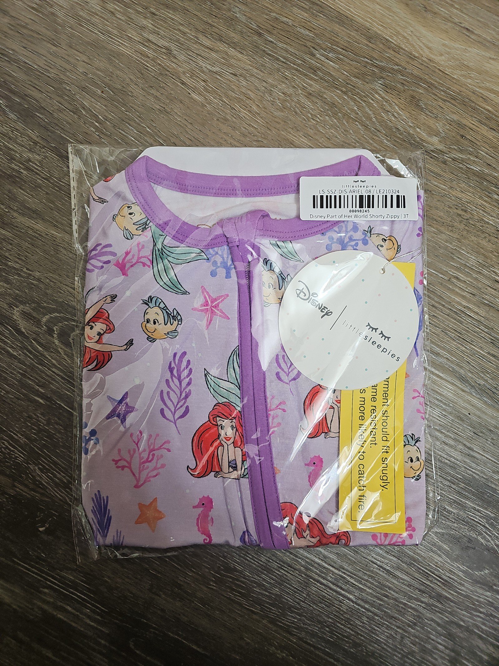 Little Mermaid Shorty 3T