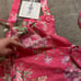 NEW April Cornell Fresh Flowers Printed Apron 100% cotton Super Cute!