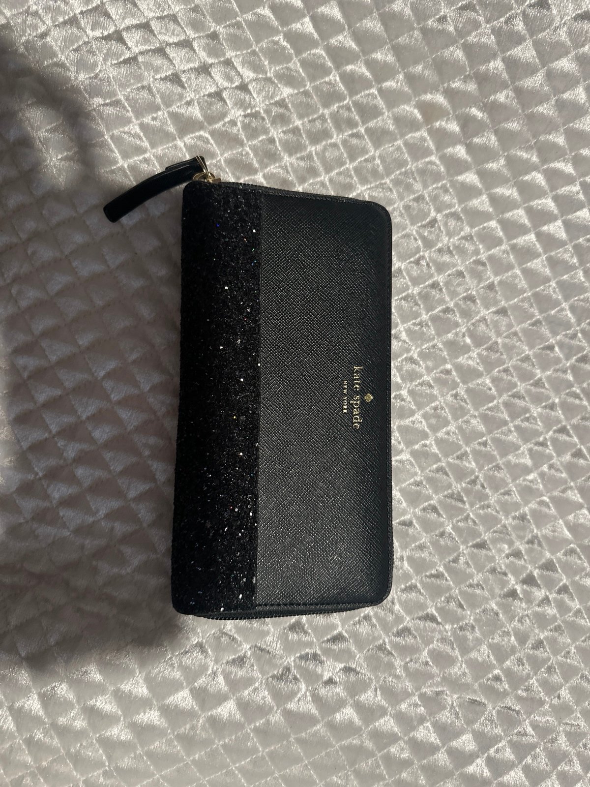 Kate spade black glitter Wallet