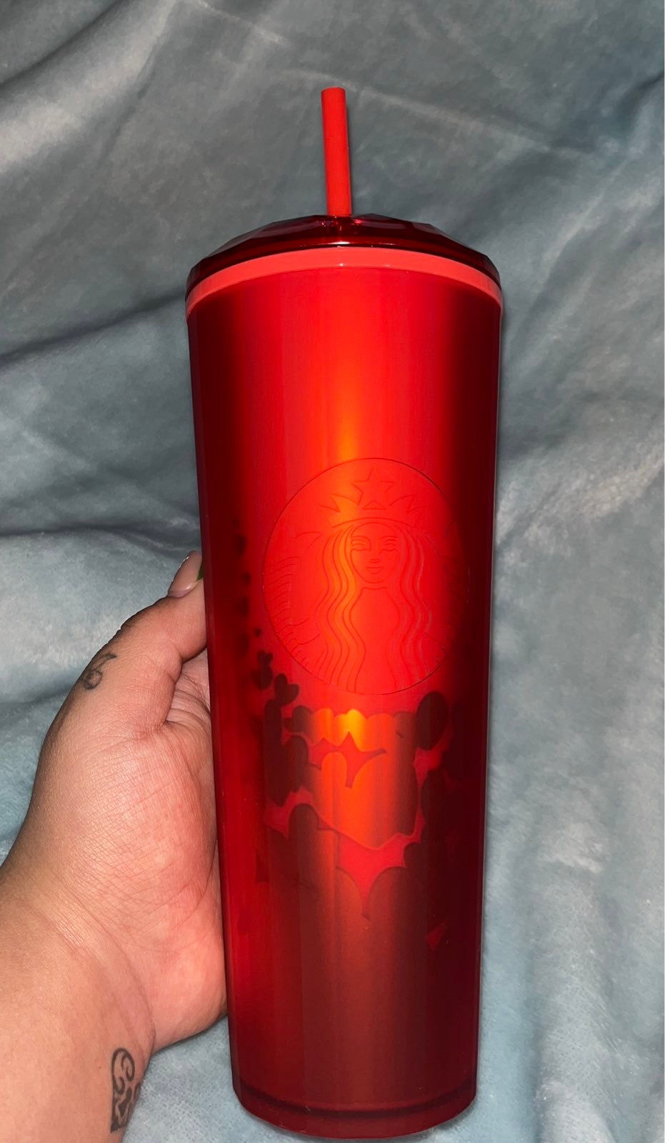 Starbucks soft touch red valentines dome 2022