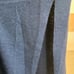 liz claiborne charcoal grey wool maxi skirt