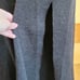 liz claiborne charcoal grey wool maxi skirt
