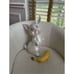 Vintage 70s 1976 Pearlized Ceramic Bunny Rabbit Woodland Critter 15” Tall Pink E
