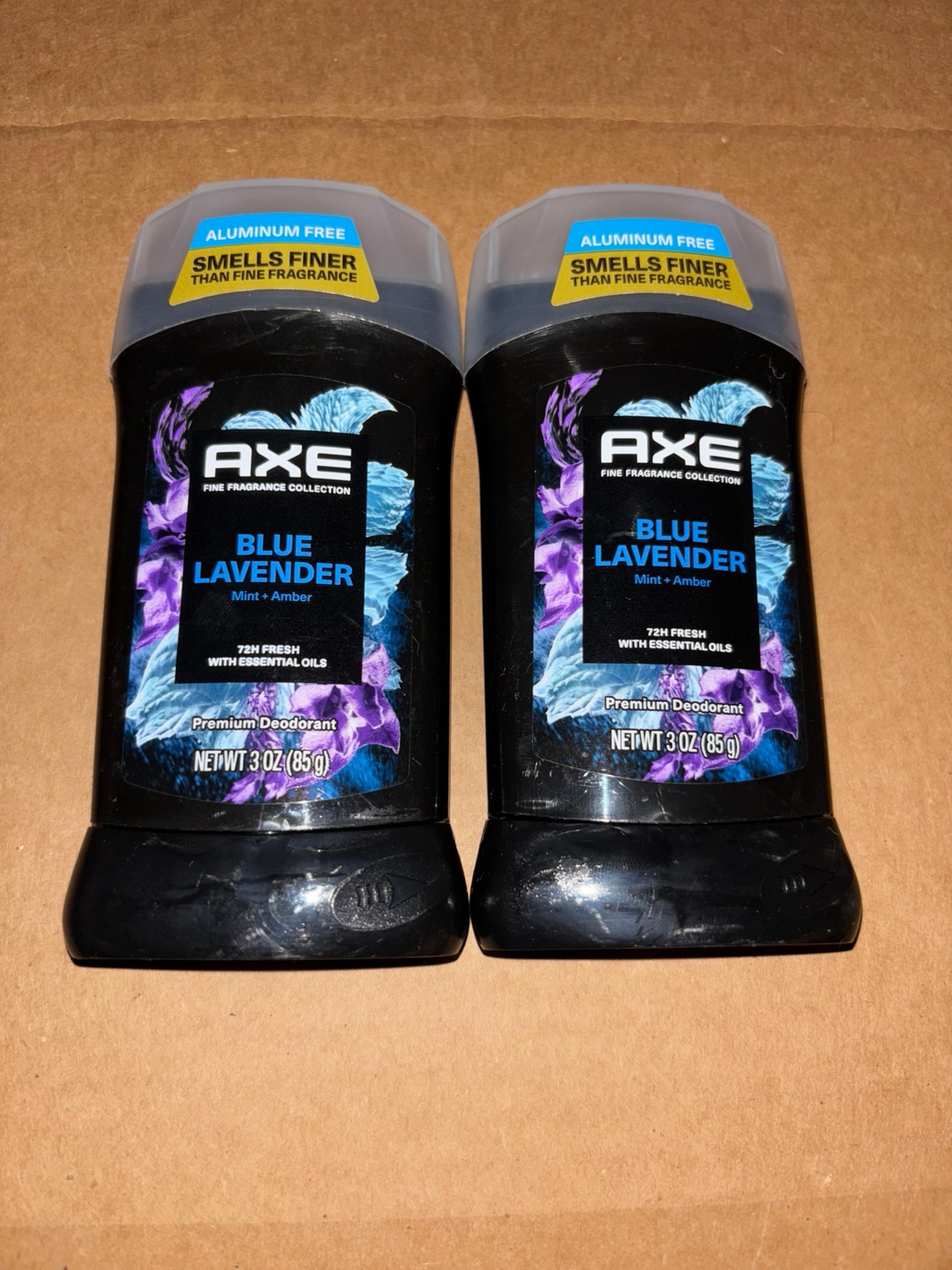 LOT OF 2 Axe Blue Lavender Gel Deodorant Stick
