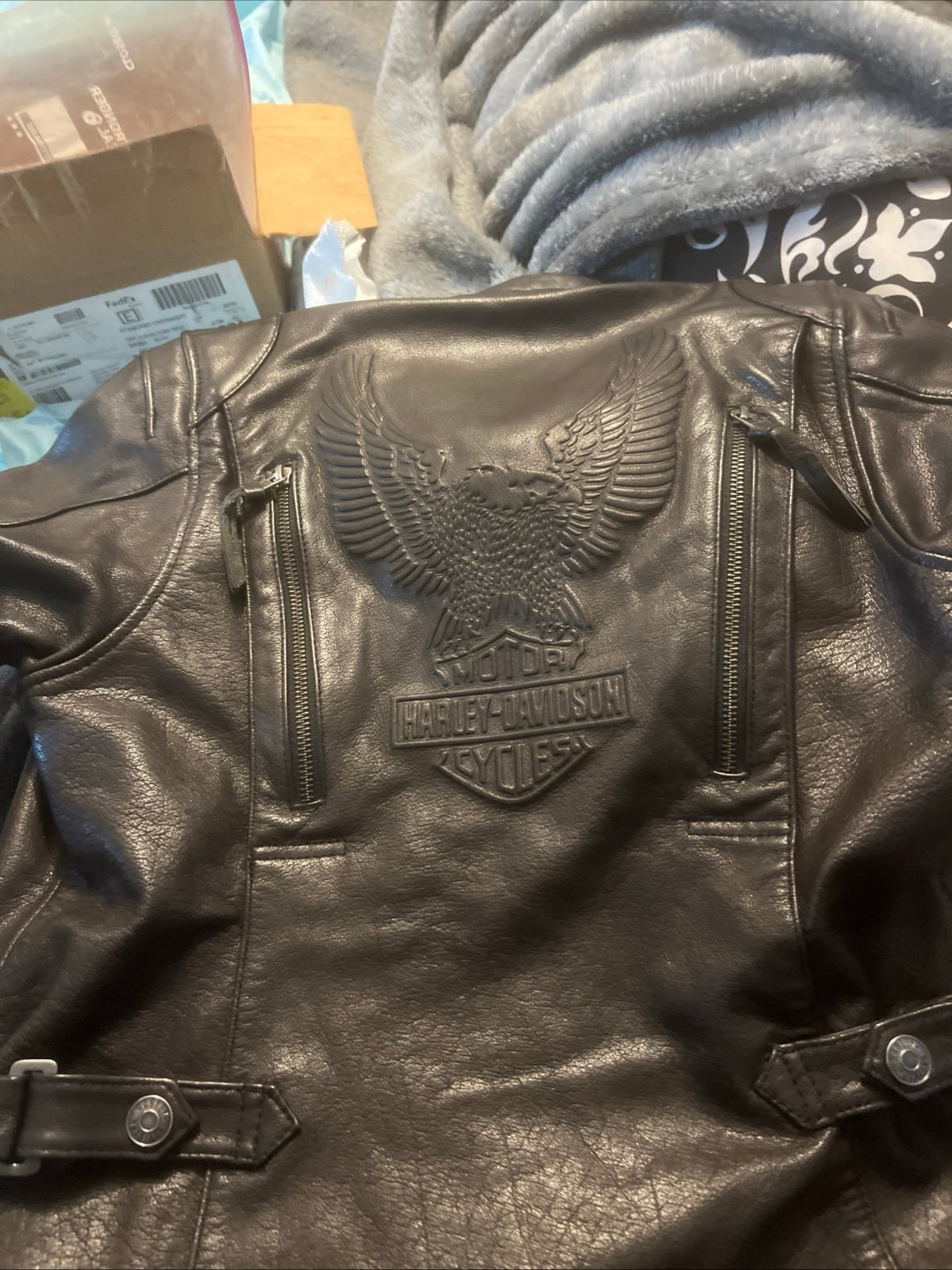Harley Davidson women’s small leather jacket