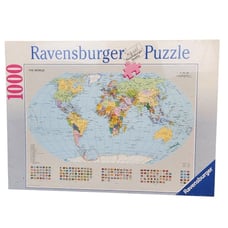 NEW SEALED Ravensburger 15652 Political World Map 1000Pc Jigsaw Puzzle US SELLER