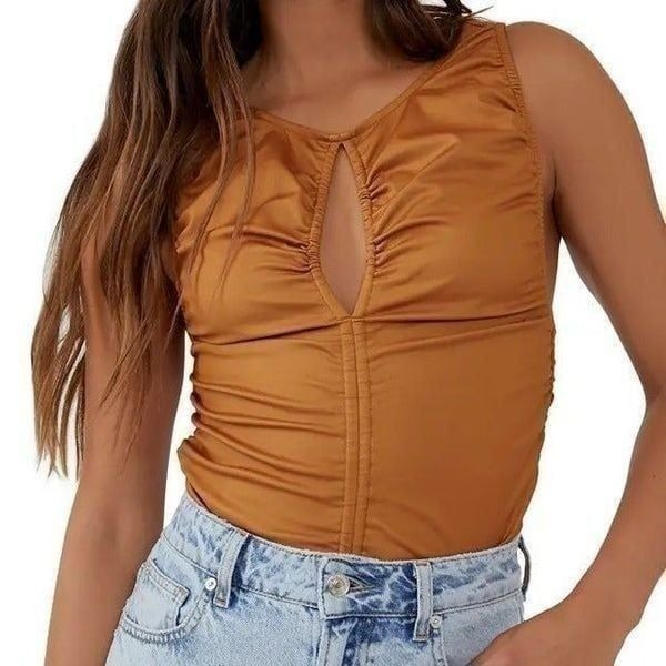 Free People Ride Along Top in Cowgirl Size Medium