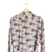 Reiss Alice Circle Printed Shirt Dress in Pink Print Size 4