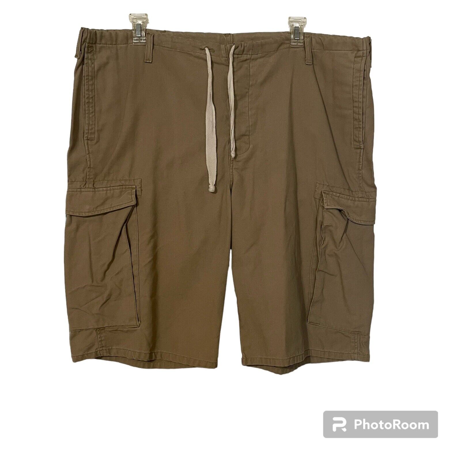 Polo Jeans Co Ralph Lauren Military Drawstring Cargo Shorts Men’s Size 36 Tan