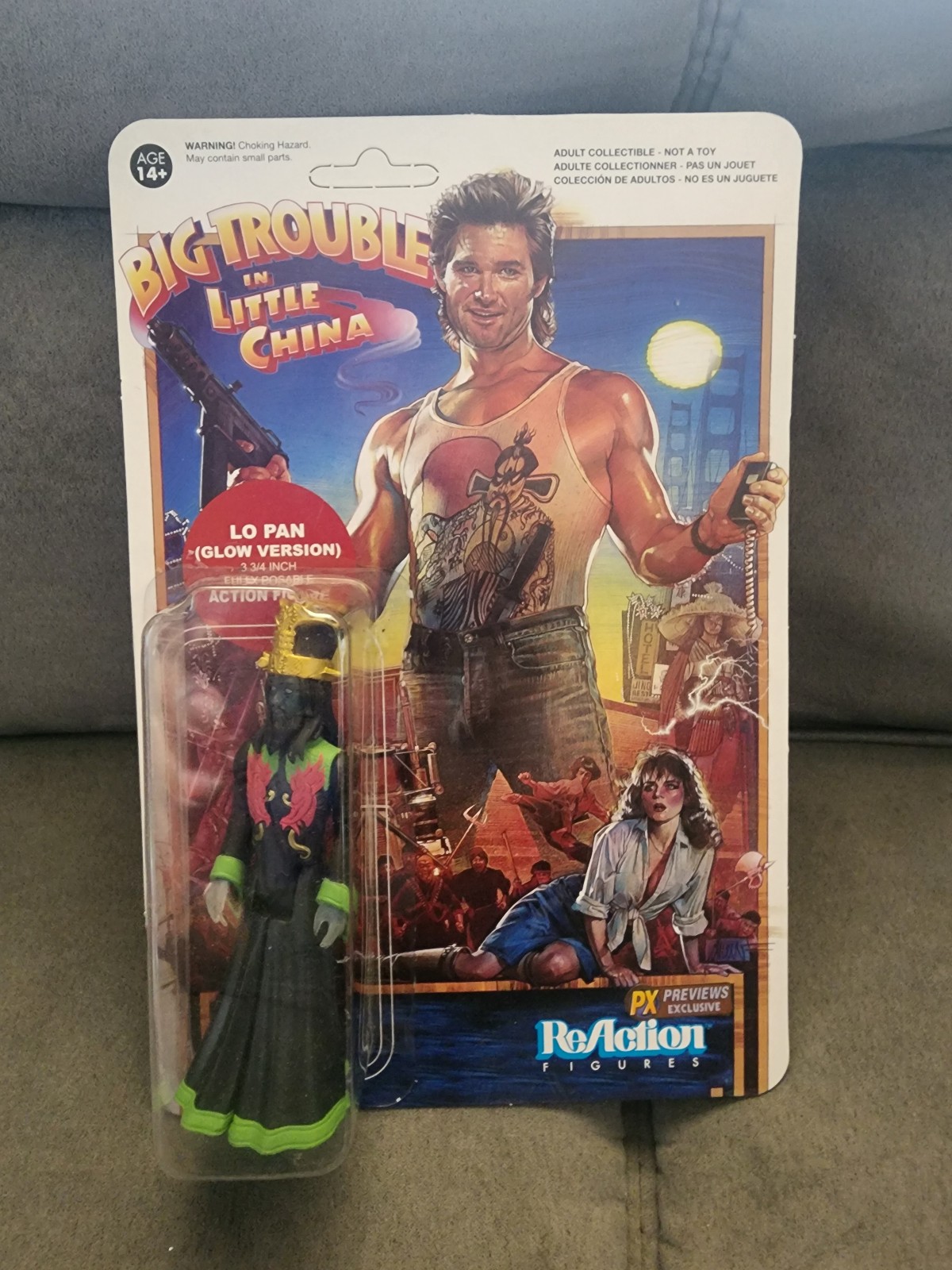 Funko/Reaction Big Trouble In Little China Lo Pan GLOW IN THE DARK Figure