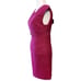 Trina Turk Dress 4 Pink Sleeveless Knee Length Virgin Wool Blend. Dimensions pit