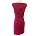 Trina Turk Dress 4 Pink Sleeveless Knee Length Virgin Wool Blend. Dimensions pit
