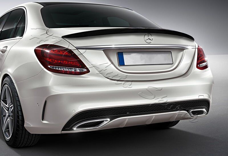 For 2015-2021 Mercedes-Benz C-Class W205 Sedan Carbon Fiber Rear Trunk Spoiler