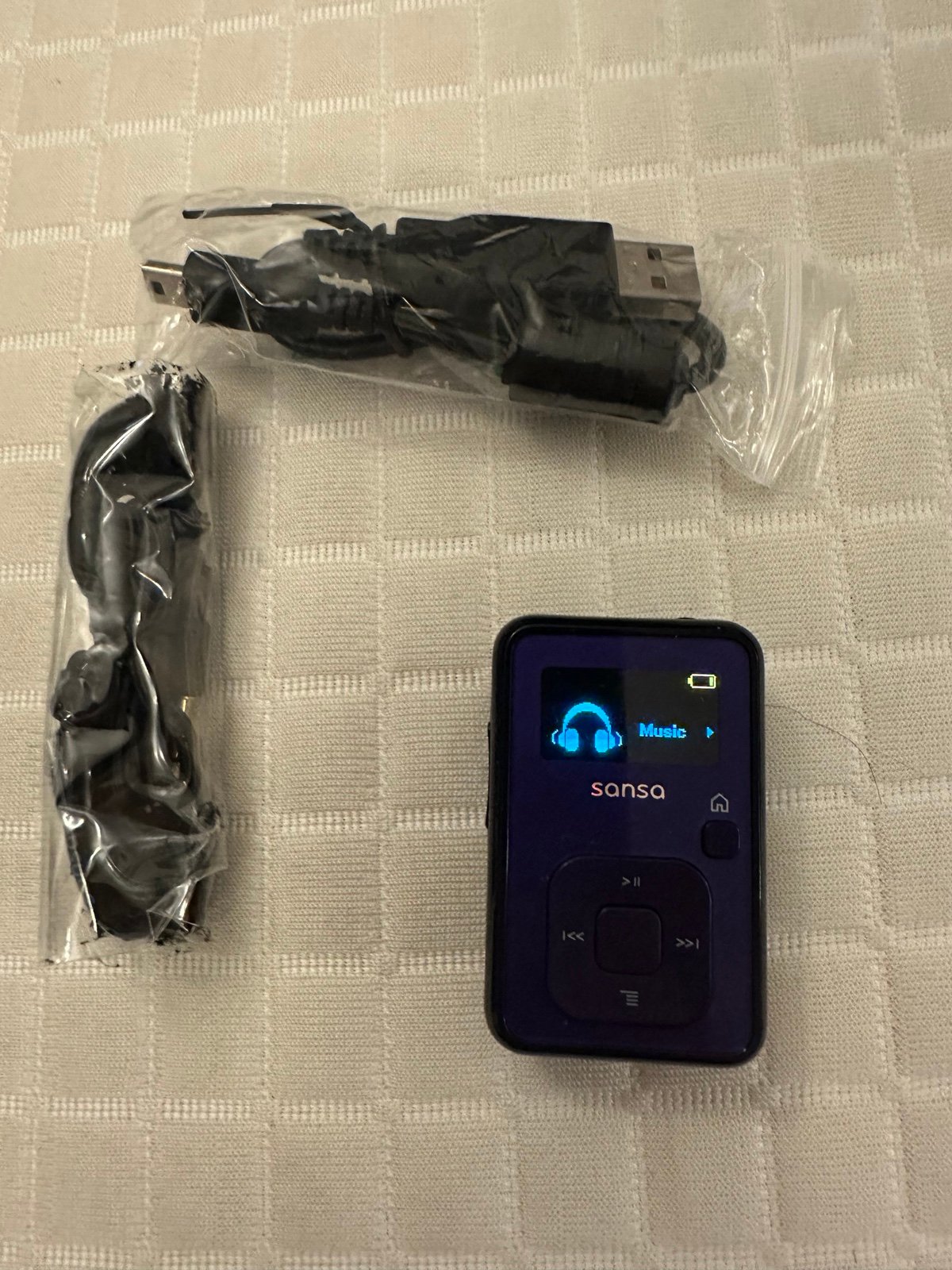 SanDisk Sansa Clip Purple USB 2.0 Digital Display 4GB MP3 Media Player