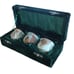 Marbled Alabaster Stone Saki Drink Set with Velvet Case