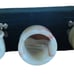 Marbled Alabaster Stone Saki Drink Set with Velvet Case