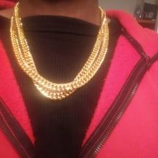 24k gold Cuban Link Chain