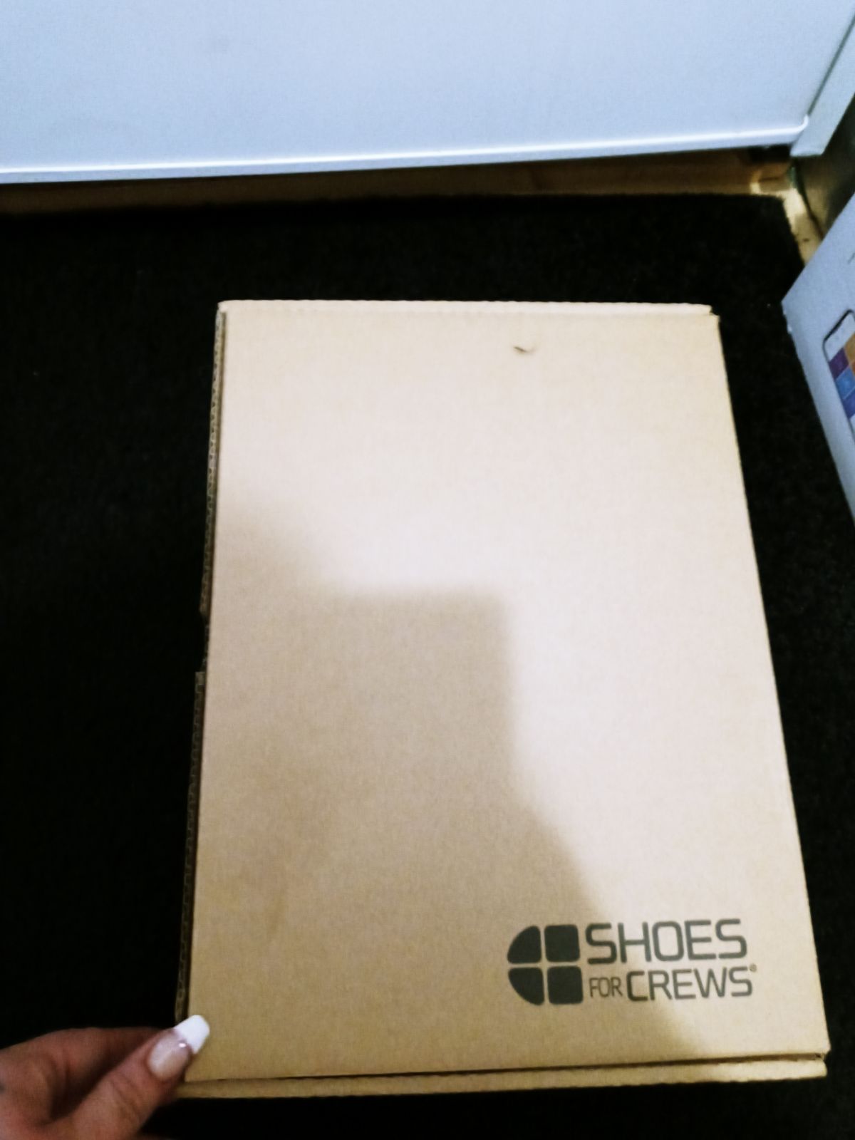 Shoes for Crews pink&gray non-slip sneak