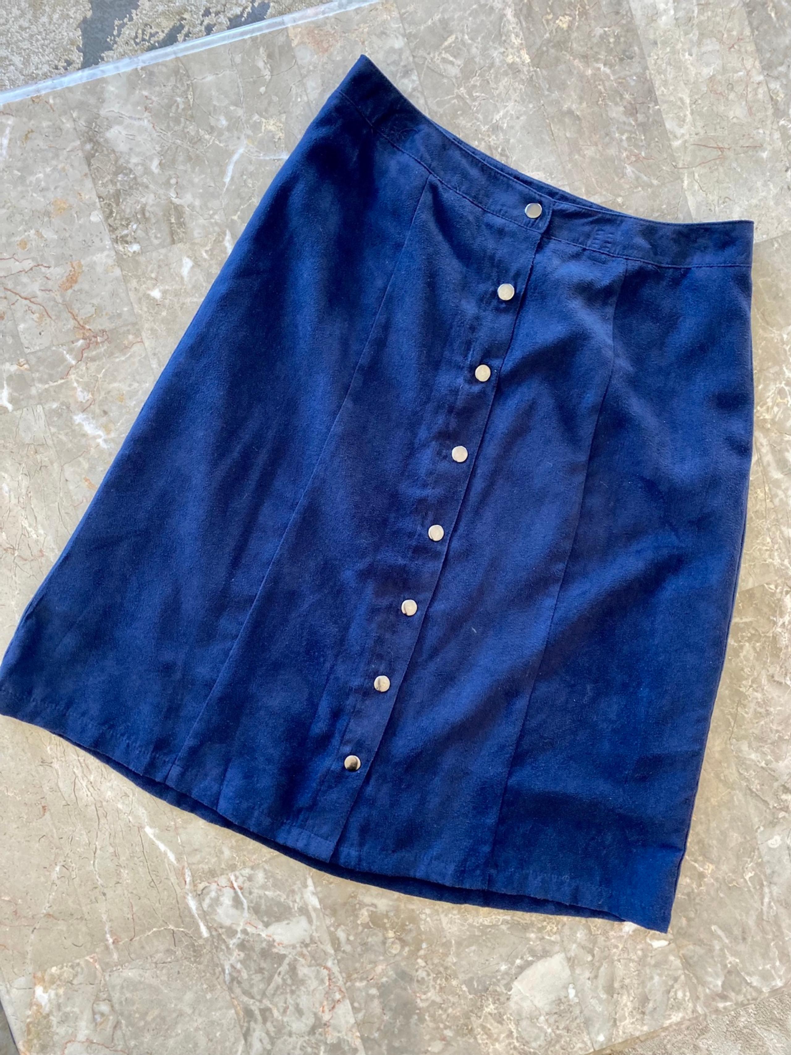 Croft&Barrow Women’s Faux Suede Skirt