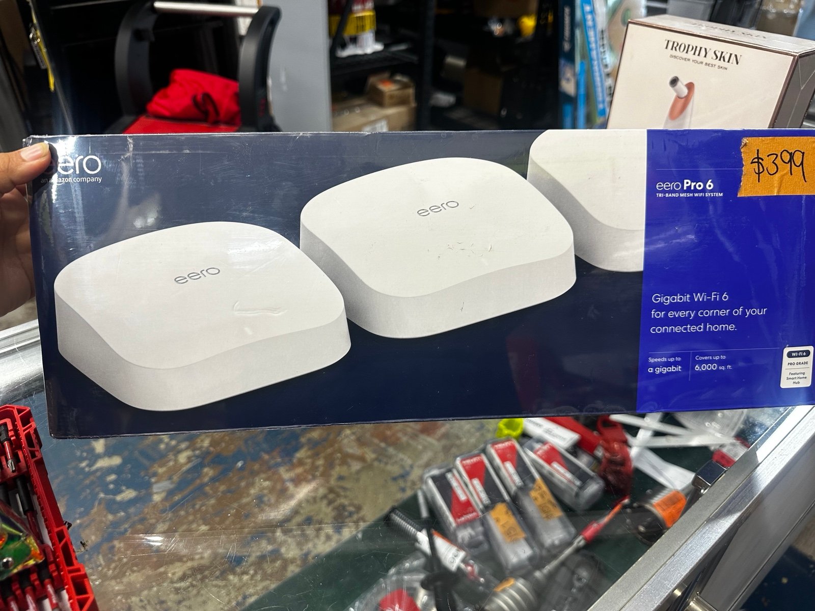 eero - Pro 6E AXE5400 Tri-Band Mesh Wi-Fi 6E System (3-pack) - White