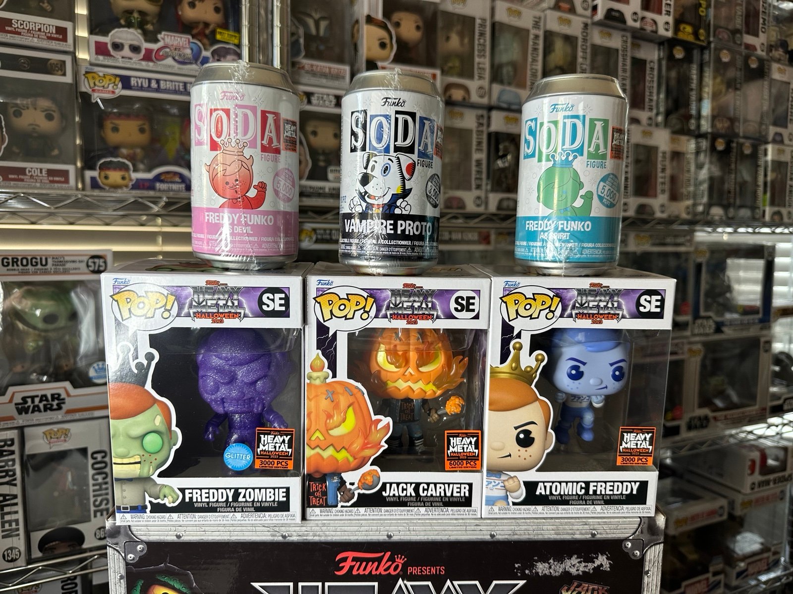 Funko Pop! Heavy Metal Halloween Team Jack Carver