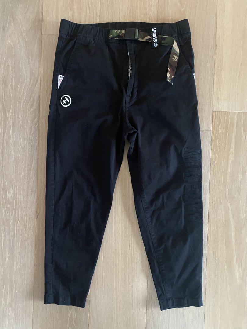 Aape Bathing Ape Black Skinny Pants