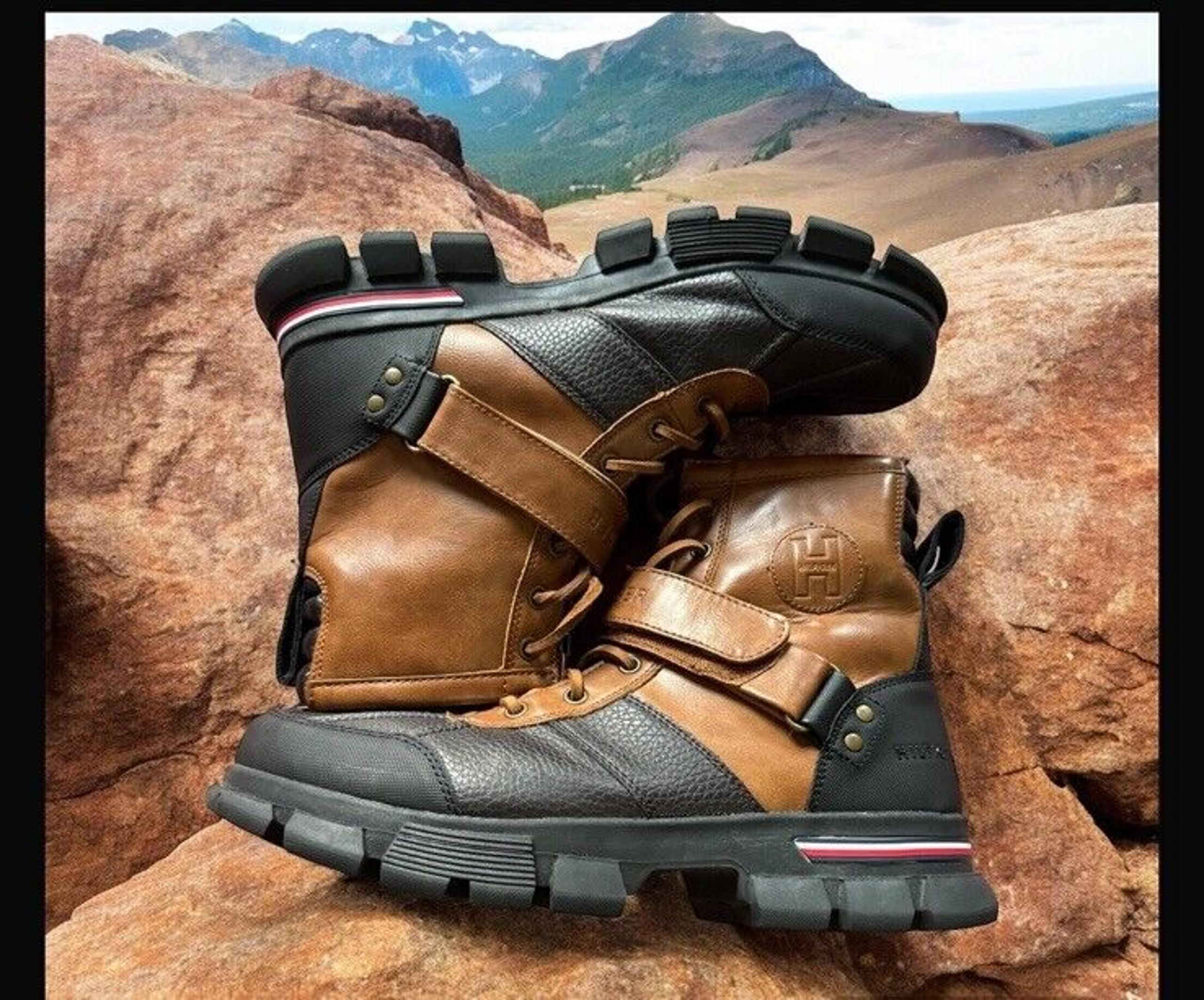Tommy Hilfiger Men's Mid Calf Boots Shoes , Size 11, TMIMPEDE. Waterproof