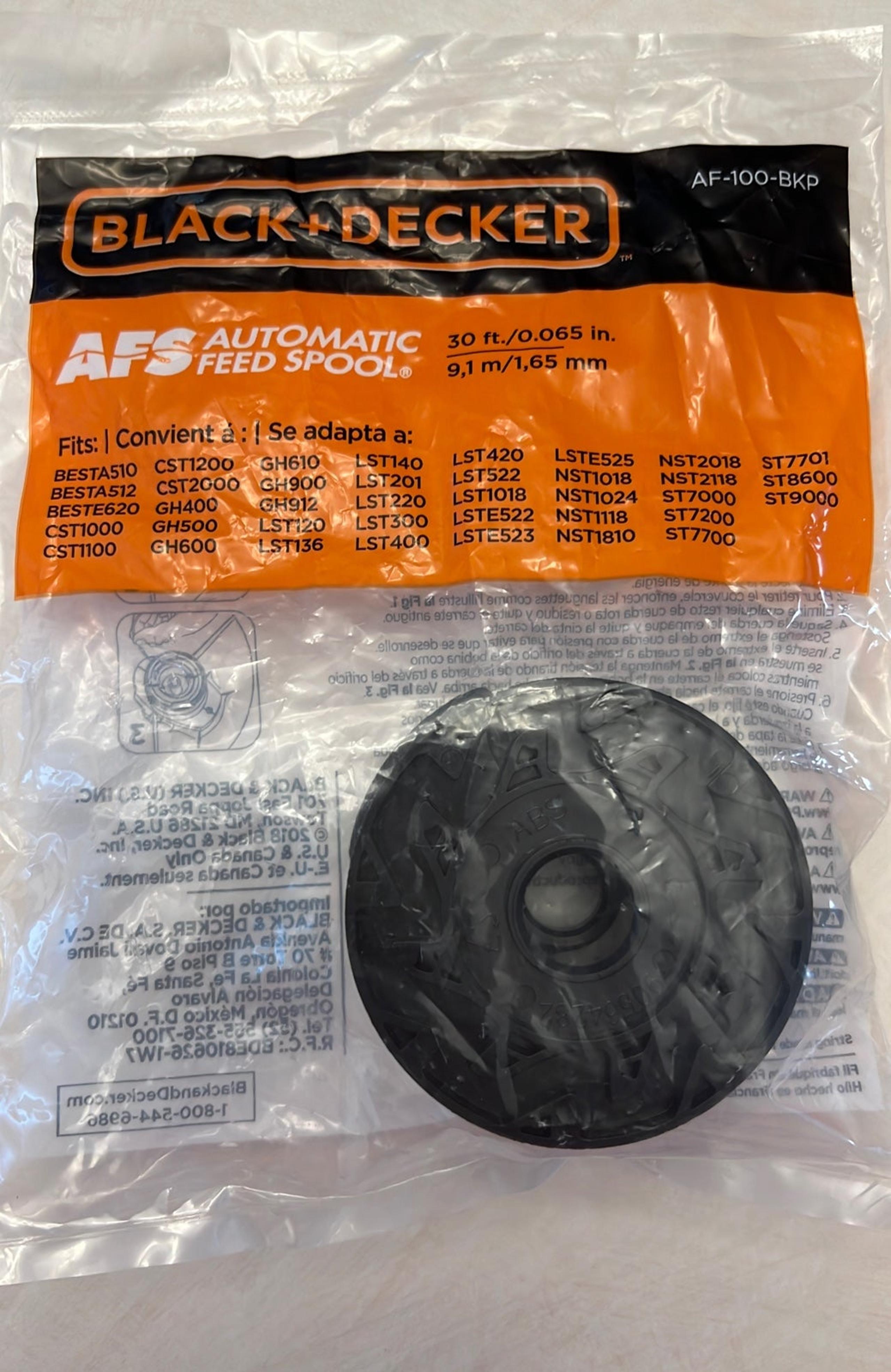Black +Decker Automatic feed spool for grass trimmer