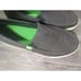 Sanuk Shoes Sideline Jean Slub Charcoal Grey Mens Size 11.5