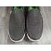 Sanuk Shoes Sideline Jean Slub Charcoal Grey Mens Size 11.5